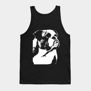 Bulldog white Tank Top